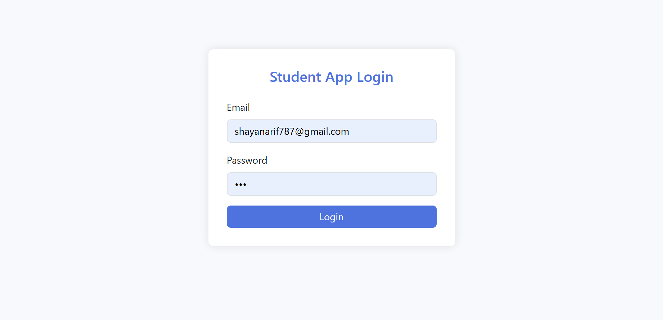Login Page