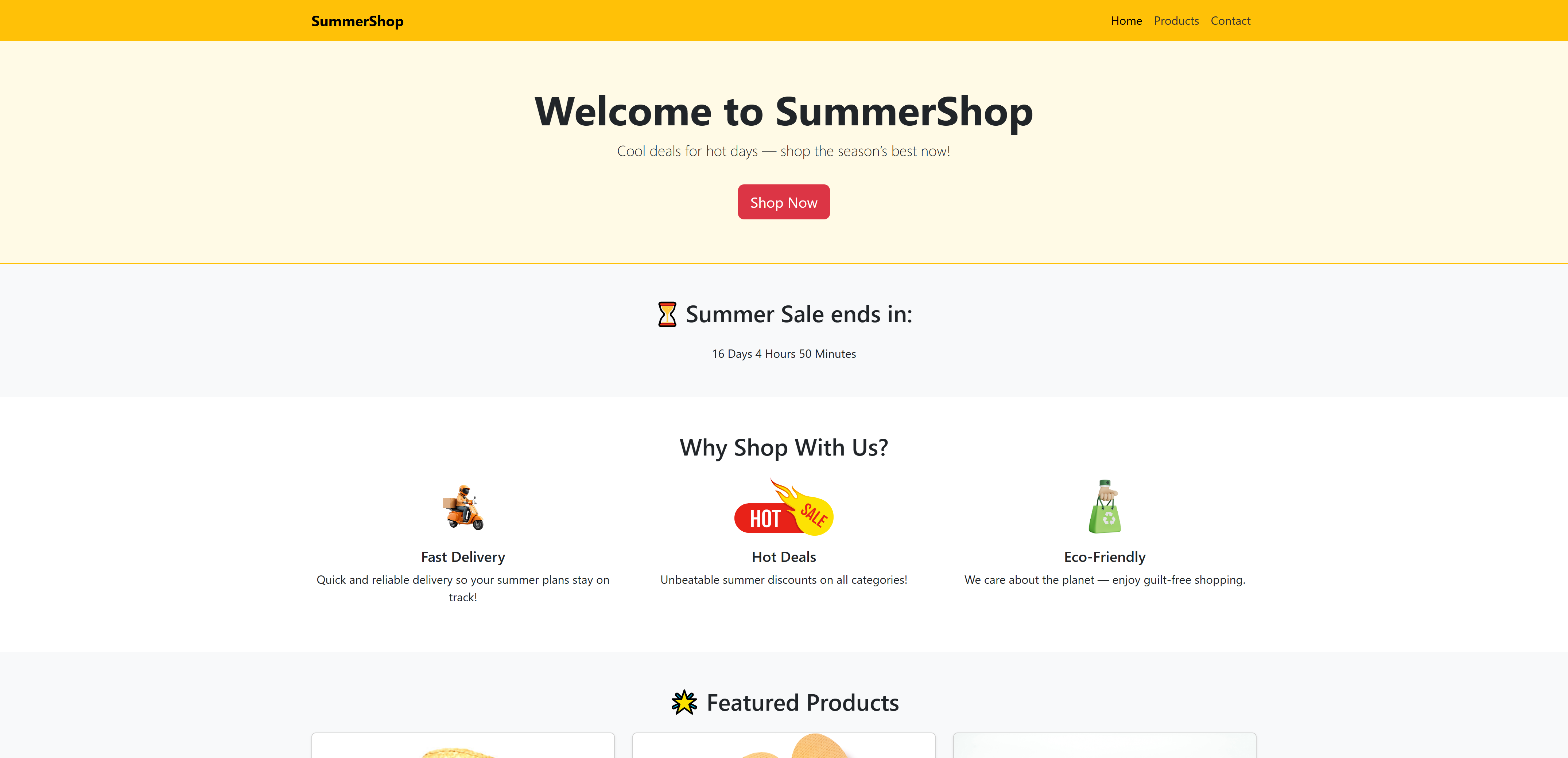 E-Commerce Website Screenshot